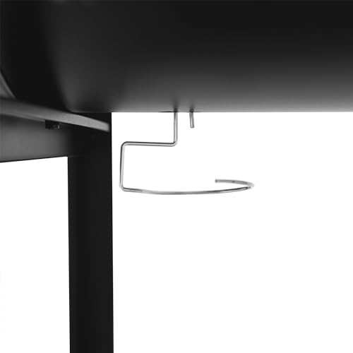 Royal Gourmet CC1830T 30-Inch Barrel Charcoal Grill with Warming Rack & Front Storage Basket, Outdoor BBQ Grill with 627 sq. in. Grilling Area for Backyard Barbecue Cooking Party, Black Royal Gourmet