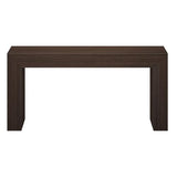 Plank+Beam Grand Console Table, 66 Inch Modern Solid Wood Sofa Table, Narrow Entryway Table for Hallway, Behind The Couch, Living Room, Foyer, Walnut Wirebrush Plank+Beam