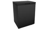 Frigidaire EFRF5003-BLACK Chest Deep Freezer-GARAGE-READY, 5.0 Capacity, Black-Adjustable Thermostat-Removable Vinyl Coated Wire Basket-Easy Defrost Drain, 5 cu ft Frigidaire