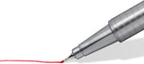 STAEDTLER Triplus Fineliner Pens Set (20 Pack) - 20 Vibrant Colors, 0.3mm Metal-Clad Tip, Ergonomic Triangular Barrel, Standing Easel Case STAEDTLER