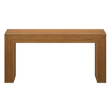 Plank+Beam Grand Console Table, 66 Inch Modern Solid Wood Sofa Table, Narrow Entryway Table for Hallway, Behind The Couch, Living Room, Foyer, Pecan Wirebrush Plank+Beam