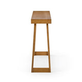 Plank+Beam Solid Wood Console Table, 66 Inch, Sofa Table, Narrow Entryway Table for Hallway, Behind The Couch, Living Room, Foyer, Easy Assembly, Pecan Plank+Beam