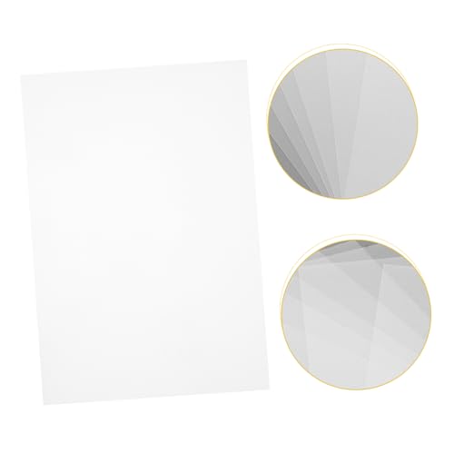 Alipis 10pcs Sheets Shrink Film Hot Heat Shrink Making for Shrinking Craft Art Maker Jewelry Shrinkable Wrapping Key Material Supply Heat Shrink Material Transparent Alipis