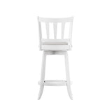 HILLSDALE Presque ISLE Wood Counter Height Swivel Stool White Hillsdale