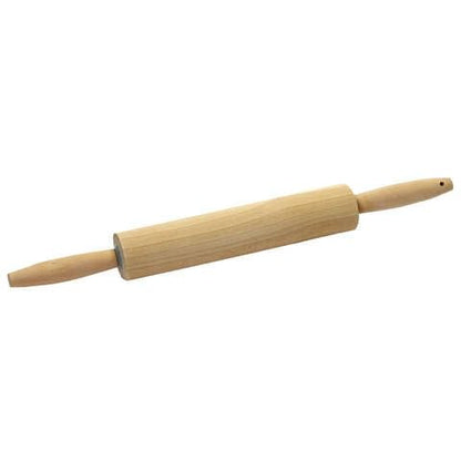 Rocky Mountain Goods Large Classic Wood Rolling Pin with Handles - 17” Rolling Pin for Dough, Baking, Pizza, Cookies, Pie - Moisture Resistant Wood - Easy to Clean