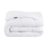 Serta ComfortSure Twin Mattress Cover, Fitted Pillow Top Mattress Pad, Super Soft and Breathable Quilted Cotton Protector with 18" Elastic Deep Pockets for Secure Fit, White Serta
