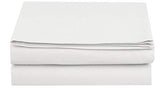 Elegant Comfort Premium Hotel Quality 1-Piece Flat Sheet, Luxury and Softest 1500 Premium Hotel Quality Microfiber Bedding Flat Sheet, Wrinkle-Free, Stain-Resistant, Queen, White Elegant Comfort