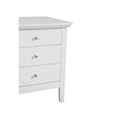 Glory Furniture Hammond 3 Drawer Nightstand in White Glory Furniture