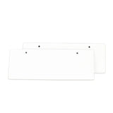 MR.R 2 Pieces Sublimation Blanks MDF Rectangle Door Plaque Hanger Home Wall Door Decor,11x4 inch MR.R