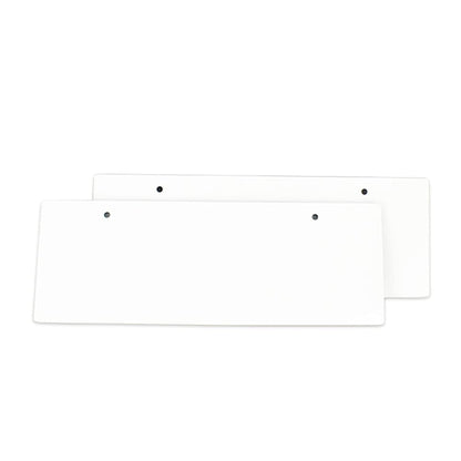 MR.R 2 Pieces Sublimation Blanks MDF Rectangle Door Plaque Hanger Home Wall Door Decor,11x4 inch