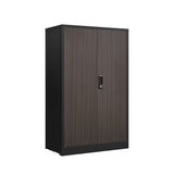 Metal Storage Cabinet With Locking Doors And Adjustable Shelf, Folding Filing Storage Cabinet, Folding Storage Locker Cabinet For Home Office, School, Garage