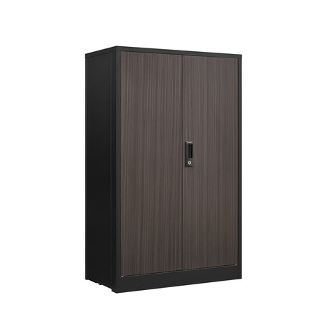 Metal Storage Cabinet With Locking Doors And Adjustable Shelf, Folding Filing Storage Cabinet, Folding Storage Locker Cabinet For Home Office, School, Garage HouseOfZazla
