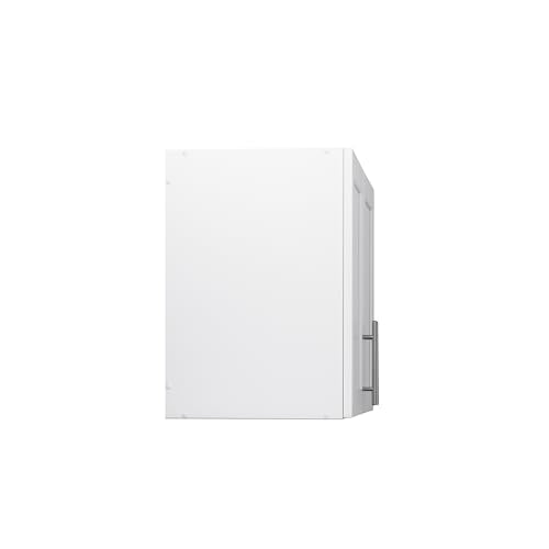 Prepac Elite 24" H Wall Cabinet with Panel Doors, White Storage Cabinet, Bathroom Cabinet, Pantry with 1 Adjustable Shelf 16.75" D x 32" W x 24" H, WSUR-1002-1 Prepac