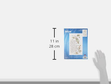 Janlynn Counted Cross Stitch Kit, The Lord's Prayer, Blue, By the yard Janlynn Corp.