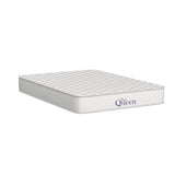 NapQueen 8 Inch Innerspring Full Size Medium Firm Memory Foam Mattress, Bed in a Box White NapQueen