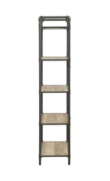 Itzel Bookshelf - Antique Oak / Sandy Gray