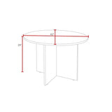 Romig Legacy 3.5 ft Round Conference Table- Cherry Romig