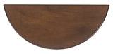 Safavieh Home Collection Tinsley Brown Half Moon Console Table CNS5723C SAFAVIEH