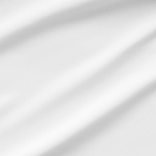 LuxClub 4 PC Queen Sheet Set, Deep Pockets Wrinkle Free Cooling Bed Sheets Hotel Bedding for Women, Men, Includes 1 Fitted Sheet, 1 Flat Sheet and 2 Pillowcases-Soft White LuxClub