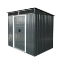 Outdoor Metal Storage Shed And Transparent Plate For Garden, Lawn HouseOfZazla