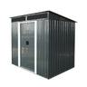 Outdoor Metal Storage Shed And Transparent Plate For Garden, Lawn HouseOfZazla