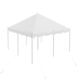 EROMMY 15x15ft Pole Party Tent, Heavy Duty Outdoor Canopy with Carry Bags, Large White Event Tent for 40 People, Ideal for Parties, Weddings, and Gatherings EROMMY