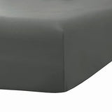 Ghooss Full Size Fitted Sheet Soft,Single Fitted Deep Pocket Sheet,Wrinkle,Fade and Stain Resistant,1 Pack,Dark Gray Ghooss