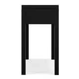 SIMPLIHOME Hollander Console Table - 60 Inch Wide Solid Wood Sofa Table in Black, Contemporary Storage Table for Entryway or Living Room with 3 Drawers and Sleek Metal Hardware SIMPLIHOME