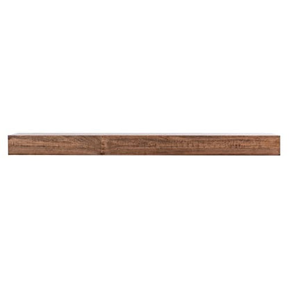 MANTELSDIRECT Mantels Direct Bedford 60 Inch Provincial Finish Floating Mantel Shelf - Modern Poplar Wood Shelf for Fireplaces, Hearths, Décor and More | Mantels Direct