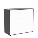 Giantex Buffet Cabinet with Storage, 3 Door Kitchen Cupboard with Large Drawer, Adjustable Shelf, Wood Kitchen Organizer, Entryway Console Table, Dining Room Furniture Giantex