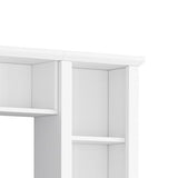 YOPTO 103" Minimalist Entertainment Center Wall Unit Set with Bridge for TVs Up to 75'',Ample Storage Space TV Stand W/Adjustable Shelves,Modernist Large Media Console for Living Room,White YOPTO