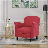 Christopher Knight Home Crew Traditional Tweed Armchair, Cranberry, Gray Christopher Knight Home