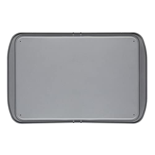 Farberware GoldenBake Bakeware Nonstick Baking Pan/Cake Pan with Lid, Rectangle, Insulated, 9 Inch x 13 Inch - Gray Farberware