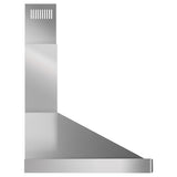 COSMO COS-63190 36 in. Vista Collection 380 CFM Ducted Wall Mount Range Hood, Button Controls, LED Lights, Stainless Steel COSMO