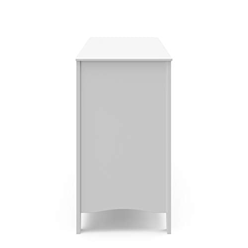 Graco Noah 6 Drawer Double Dresser (White) - GREENGUARD Gold Certified, 6 Drawer Double Dresser for Kids Bedroom or Nursery, Bedroom Furniture Dresser, Universal Design for Nursery and Kids Bedroom Graco