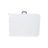 6ft Heavy Duty Folding Table with Handle Portable Plastic Foldable Table for Indoor/Outdoor Events, Camping, Parties, and More – Sturdy Steel Legs, Compact & Easy to Store Generic