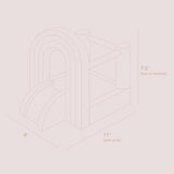 Pink Rainbow Bounce House 8x8 PLAYSMOL