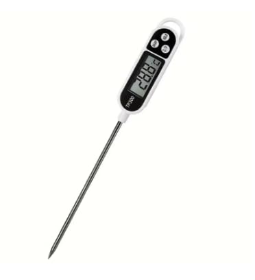 BAEMEFLE Candy Thermometer Digital Instant Read for Meat Kitchen Cooking Food Oil Deep Fry BBQ Grill Smoker (1, 9.4in) BAEMEFLE