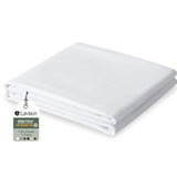 Lavisun Full Flat Sheet, 1 Pack White Full Bed Sheet Only - Brushed Microfiber Top Sheets for Hotel, Dorm, Ultra Soft & Breathable - Wrinkle-Free - Easy Care - Single Flat Sheet Lavisun