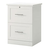 Realspace® 17" D Vertical 2-Drawer File Cabinet, White Realspace