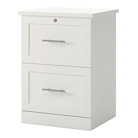 Realspace® 17" D Vertical 2-Drawer File Cabinet, White Realspace