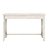 Bush Furniture Key West Writing Table for Home Office | Small Modern Farmhouse Desk, 48W, Linen White Oak Bush Business Furniture