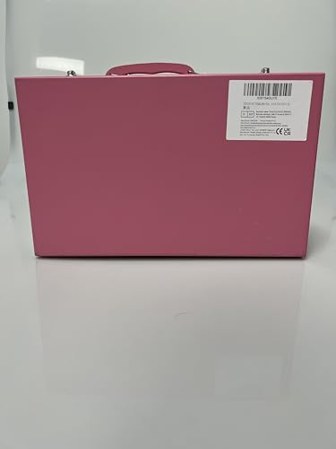 KINSPORY Art Supplies, 139 Pack Painting Drawing Art Kit with 2 Sketch Pads, Deluxe Double Layers Art Set Crafts, Colored Pencils, Oil Pastels, Watercolor Paints, Gift for Artists Kids (Rose Pink) KINSPORY