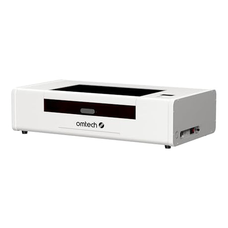 OMTech 55W Polar Lite, Desktop CO2 Laser Engraver and Cutter, 20"x12" Compact Laser Engraving Machine with Built-in Exhaust Fans & 0.5gal Water Tank, Laser Cutting Machine for Wood Acrylic Glass More OMTech