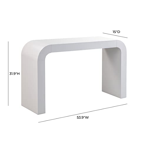 Tov Furniture Hump Wooden 54" Console Table (White) | Living Room Accent Table | Entryway Table Tov Furniture
