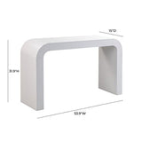 Tov Furniture Hump Wooden 54" Console Table (White) | Living Room Accent Table | Entryway Table Tov Furniture