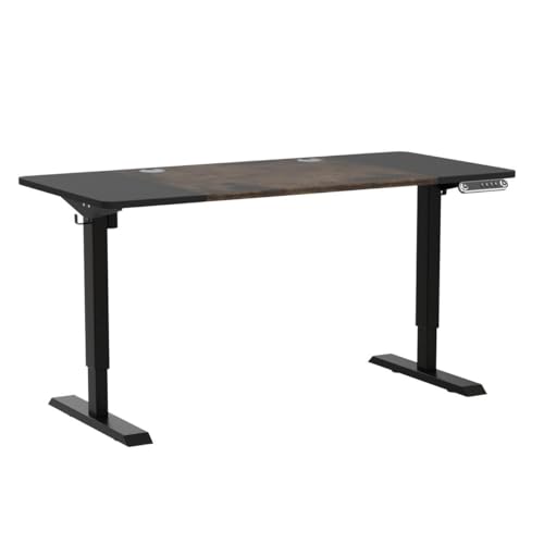 Radlove Electric Height Adjustable Standing Desk, 63x 30 Inches Stand Up Desk Workstation, Splice Board Home Office Computer Standing Table Ergonomic Radlove