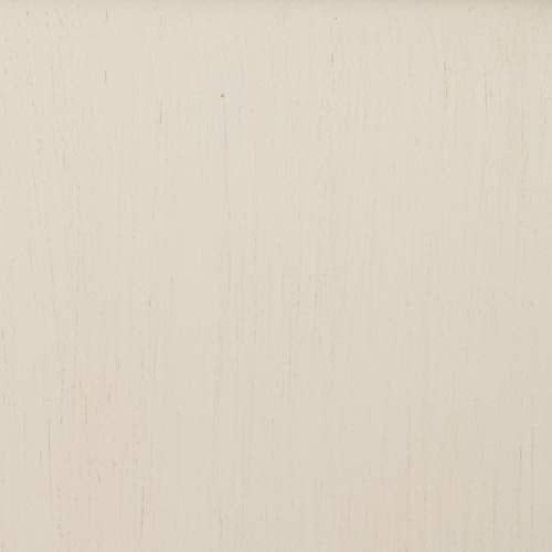 SEI Furniture Calvert Electric Fireplace with Carved Floral Trim, New Ivory SEI Furniture