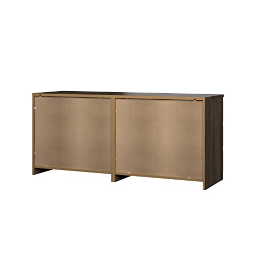 Tvilum Scottsdale 6 Drawer Double Dresser, Truffle Tvilum