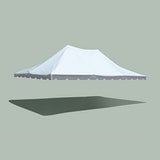 20' x 30' Party Tents Direct Replacement Weekender Pole Tent Top | 14oz Translucent Vinyl | White | Outdoor | for Parties Weddings and Events | Commercial and Residential Use (TOP ONLY) Party Tents Direct